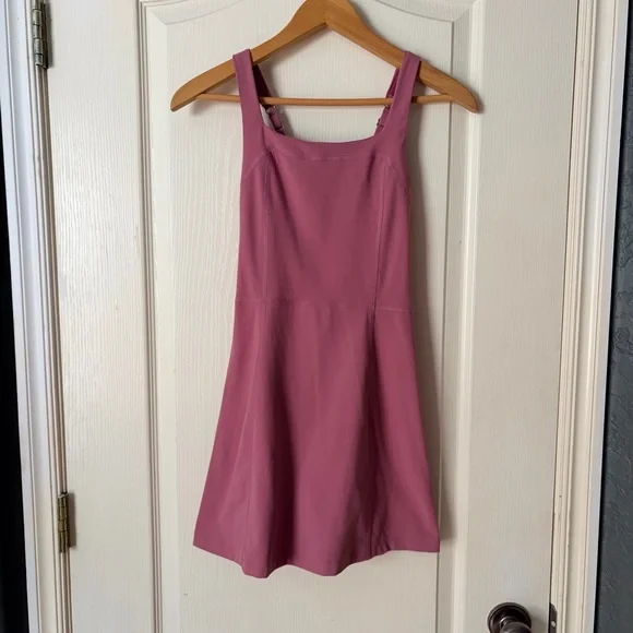 YPB Abercrombie Kids Pink Square-Neck Sleeveless Athletic Dress, shorts, 11 / 12 - Picture 4 of 14